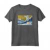 Kawaii Corgi Surfing Maglietta - Funny Pembroke Welsh Corgi Gift Idea - Perfect for Corgi Lovers
