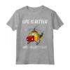 Life is Best with Helicopters - Maglietta Elicottero per Appassionati e Piloti - Regalo Divertente per Compleanni e Natale