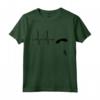 Heartbeat of a Parachutist - T-shirt Figura Paracadutismo Skydive - Regalo Unico per Amanti dell'Avventura