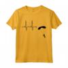 Heartbeat of a Parachutist - T-shirt Figura Paracadutismo Skydive - Regalo Unico per Amanti dell'Avventura