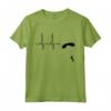 Heartbeat of a Parachutist - T-shirt Figura Paracadutismo Skydive - Regalo Unico per Amanti dell'Avventura