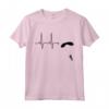 Heartbeat of a Parachutist - T-shirt Figura Paracadutismo Skydive - Regalo Unico per Amanti dell'Avventura