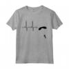 Heartbeat of a Parachutist - T-shirt Figura Paracadutismo Skydive - Regalo Unico per Amanti dell'Avventura