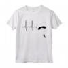 Heartbeat of a Parachutist - T-shirt Figura Paracadutismo Skydive - Regalo Unico per Amanti dell'Avventura