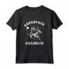 Cool Ingegnere Aerospaziale - Doodle Engineering Spaceship Rocket Maglietta - Regalo Unico per Studenti di Ingegneria