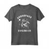 Cool Ingegnere Aerospaziale - Doodle Engineering Spaceship Rocket Maglietta - Regalo Unico per Studenti di Ingegneria
