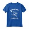 Cool Ingegnere Aerospaziale - Doodle Engineering Spaceship Rocket Maglietta - Regalo Unico per Studenti di Ingegneria