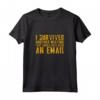 I SURVIVED another MEETING that should have been an EMAIL - Maglietta Satirica per Ufficio - Idea Regalo Divertente per Colleghi