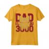 HapTiger Iron Man Dad I Love You 3000 Text Fill Festa Del Papà Maglietta - Official Marvel Apparel for Men and Women - Father's Day Gift Idea