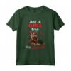 Solo una ragazza che ama gli amanti dei cani di Affenpinschers - Maglietta con Design di Affenpinscher per Donne e Ragazze - Regalo Ideale per Compleanni e Natale