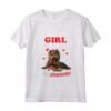 Solo una ragazza che ama gli amanti dei cani di Affenpinschers - Maglietta con Design di Affenpinscher per Donne e Ragazze - Regalo Ideale per Compleanni e Natale