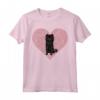 L'Impronta Digitale Amore Affenpinscher Maglietta - Regalo Unico per Amanti dei Cani - T-shirt Divertente Cane Affenpinscher