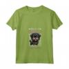 Donna Corridori e Affenpinscher - Maglietta con Collo a V per Amanti della Corsa - Slogan Miles of Smiles