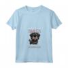 Donna Corridori e Affenpinscher - Maglietta con Collo a V per Amanti della Corsa - Slogan Miles of Smiles