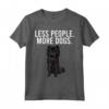 Meno Persona Più Cani Affenpinscher Maglietta - Divertente Design per Amanti dei Cani - Regalo per Introvertiti