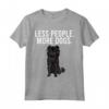 Meno Persona Più Cani Affenpinscher Maglietta - Divertente Design per Amanti dei Cani - Regalo per Introvertiti