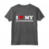 I Heart Dog Dad Mom - Amo Affenpinscher Maglietta - Abbigliamento Divertente per Amanti degli Affenpinscher - Ideale per Regali e Feste
