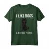 I Like Affenpinscher Dogs And Maybe 3 People - Maglietta Divertente per Amanti dei Cani - Ideale come Regalo