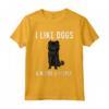 I Like Affenpinscher Dogs And Maybe 3 People - Maglietta Divertente per Amanti dei Cani - Ideale come Regalo