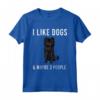 I Like Affenpinscher Dogs And Maybe 3 People - Maglietta Divertente per Amanti dei Cani - Ideale come Regalo