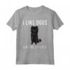 I Like Affenpinscher Dogs And Maybe 3 People - Maglietta Divertente per Amanti dei Cani - Ideale come Regalo