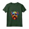 Donna Affenpinscher Testa di Cane Maglietta - Design Colorato per Amanti dei Cani - Camicia con Collo a V per Uomini e Donne