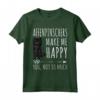 Funny Affenpinscher Cani Mi Redono Felice Maglietta - Regalo per Amanti dei Cani - Indumento Divertente per Proprietari di Affenpinscher