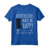 Funny Affenpinscher Cani Mi Redono Felice Maglietta - Regalo per Amanti dei Cani - Indumento Divertente per Proprietari di Affenpinscher