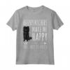 Funny Affenpinscher Cani Mi Redono Felice Maglietta - Regalo per Amanti dei Cani - Indumento Divertente per Proprietari di Affenpinscher