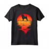 Tramonto Affenpinscher Cane - Maglietta Affenpinscher Art - Regalo per Uomo e Donna - Innamorato degli Affenpinscher
