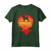 Tramonto Affenpinscher Cane - Maglietta Affenpinscher Art - Regalo per Uomo e Donna - Innamorato degli Affenpinscher