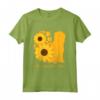 Mamma Cane Girasole - Ape Terrier Affenpinscher Maglietta - Abbigliamento Divertente per Amanti dei Cani Affenpinscher