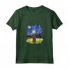 Notte stellata impressionista - Dog Art Affenpinscher Maglietta - Design Van Gogh per Compleanno e Natale