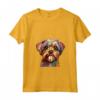 Donna Affenpinscher Testa di Cane - Colorata Maglietta per Amanti dei Cani con Collo a V - Ideale per Proprietari di Affenpinscher
