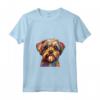 Donna Affenpinscher Testa di Cane - Colorata Maglietta per Amanti dei Cani con Collo a V - Ideale per Proprietari di Affenpinscher