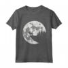Costume di Halloween Divertente HapTiger Maglietta - Idea Outfit con Cani Luna - Regalo Compleanno per Amanti di Cani