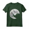 Costume di Halloween Divertente HapTiger Maglietta - Idea Outfit con Cani Luna - Regalo Compleanno per Amanti di Cani