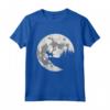 Costume di Halloween Divertente HapTiger Maglietta - Idea Outfit con Cani Luna - Regalo Compleanno per Amanti di Cani