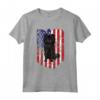 Bandiera Americana Affenpinscher Maglietta - Design Divertente per il 4 Luglio con il Tuo Cane - Ideale per Amanti dei Cani
