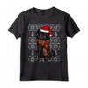 Natale Ugly Christmas Affenpinscher Maglietta - Regalo per Amanti dei Cani - Santa Hat Xmas