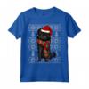 Natale Ugly Christmas Affenpinscher Maglietta - Regalo per Amanti dei Cani - Santa Hat Xmas
