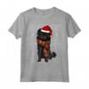 Natale Ugly Christmas Affenpinscher Maglietta - Regalo per Amanti dei Cani - Santa Hat Xmas