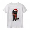 Natale Ugly Christmas Affenpinscher Maglietta - Regalo per Amanti dei Cani - Santa Hat Xmas