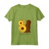 Donna Mamma Cane Girasole - Ape Terrier Affenpinscher Maglietta con Collo a V - Abbigliamento Divertente per Amanti degli Affenpinscher