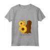 Donna Mamma Cane Girasole - Ape Terrier Affenpinscher Maglietta con Collo a V - Abbigliamento Divertente per Amanti degli Affenpinscher