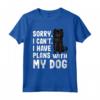 Sorry I Can't I Have Plans With My Affenpinscher Dog - Maglietta Divertente per Amanti dei Cani Affenpinscher - Regalo Perfetto per Chi Ama i Cani