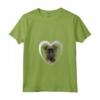Donna Affenpinscher - Affenpinscher Cane Amante Cuore - Maglietta con Collo a V per Mamma Affenpinscher - T-shirt Natalizia per Proprietari di Affenpinscher