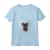 Donna Affenpinscher - Affenpinscher Cane Amante Cuore - Maglietta con Collo a V per Mamma Affenpinscher - T-shirt Natalizia per Proprietari di Affenpinscher
