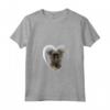 Donna Affenpinscher - Affenpinscher Cane Amante Cuore - Maglietta con Collo a V per Mamma Affenpinscher - T-shirt Natalizia per Proprietari di Affenpinscher