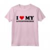 I Heart Dog Dad Mom - Maglietta Amo Affenpinscher - Perfetta per Feste e Regali agli Amanti dei Cani